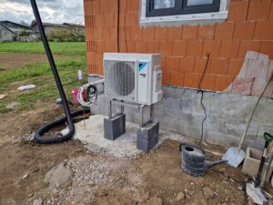 Inštalácia 6kW vonkajšej jednotky Daikin ERGA